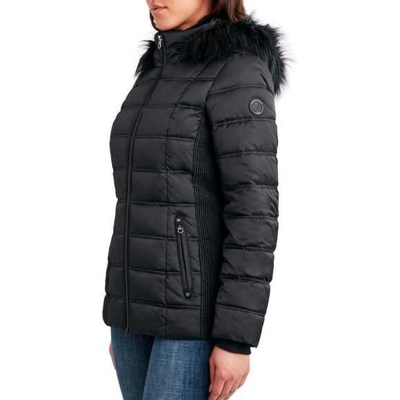 Nautica Faux Fur puffer jacket Size XL - Picture 3 of 13